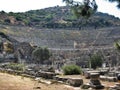 Ruins of the ancient city, Greek theatre Royalty Free Stock Photo